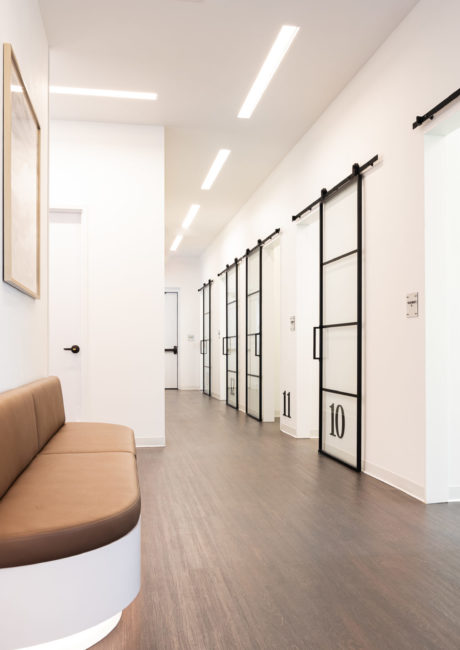 dental offices design hallway