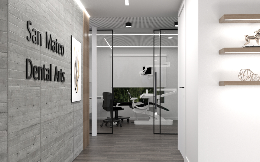 Kappler-Design_Dental-Office-Design_San-Mateo_Dental-Arts_Entrance